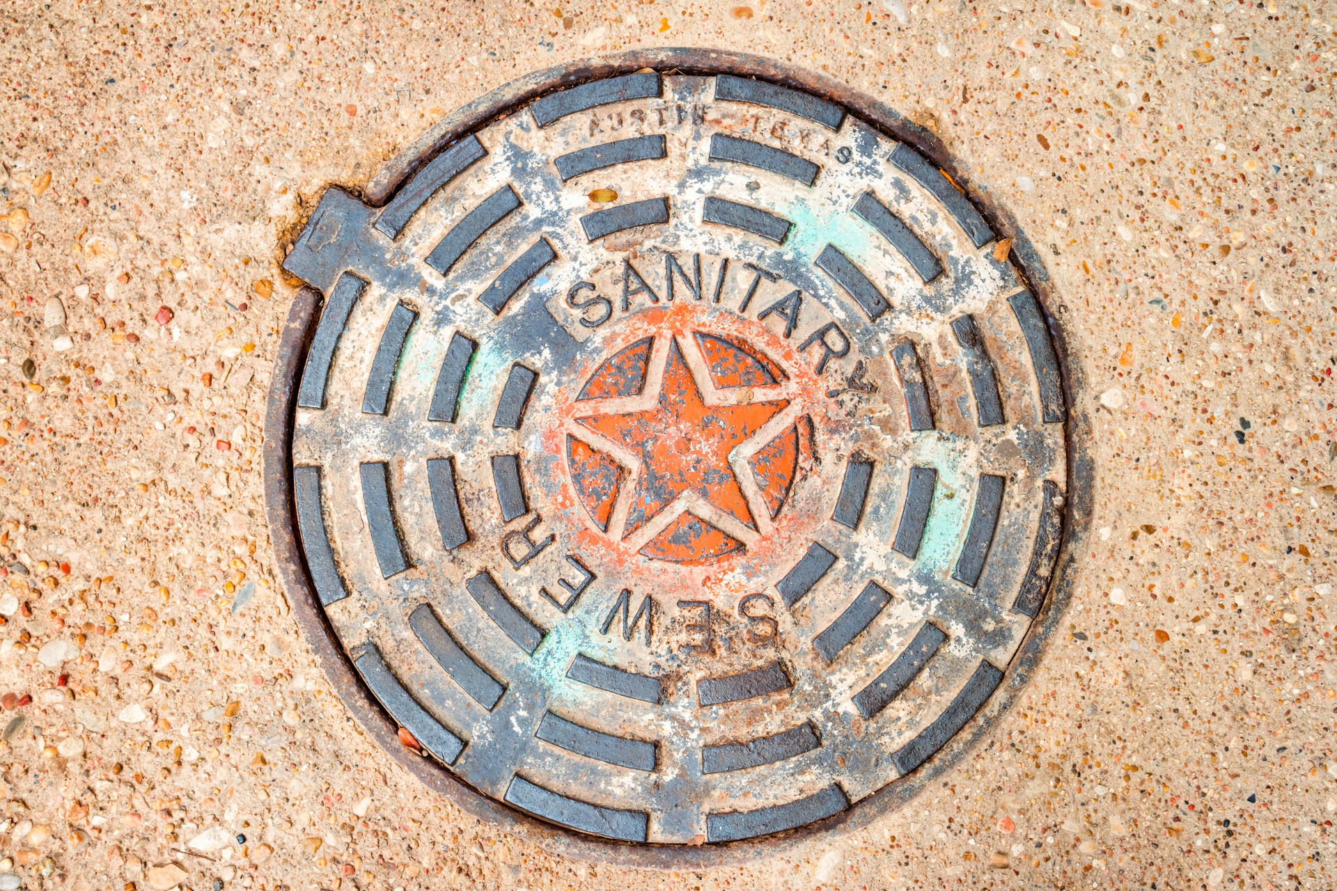 Sanitary Sewer Manhole Cover